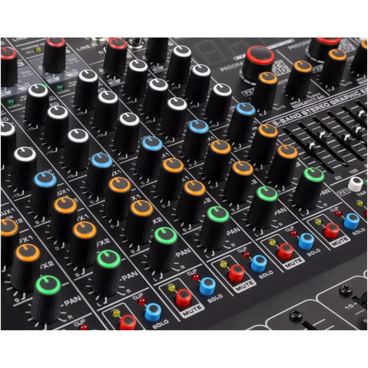 Power Dynamics - Pdm - S804A Powered Stage Mixer With DSP/BT/USB/MP3 - Image 4