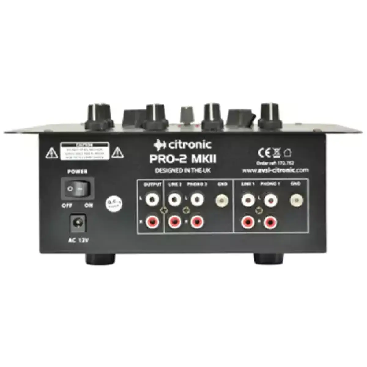 Citronic - Pro - 2B Mkii Dj Mixer 2 Channel - Image 4