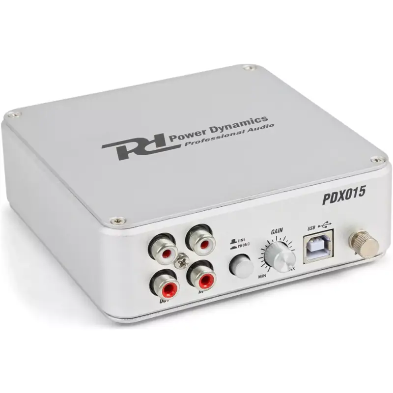 Power Dynamics - PDX015 Usb Phono Pre - Amplifier