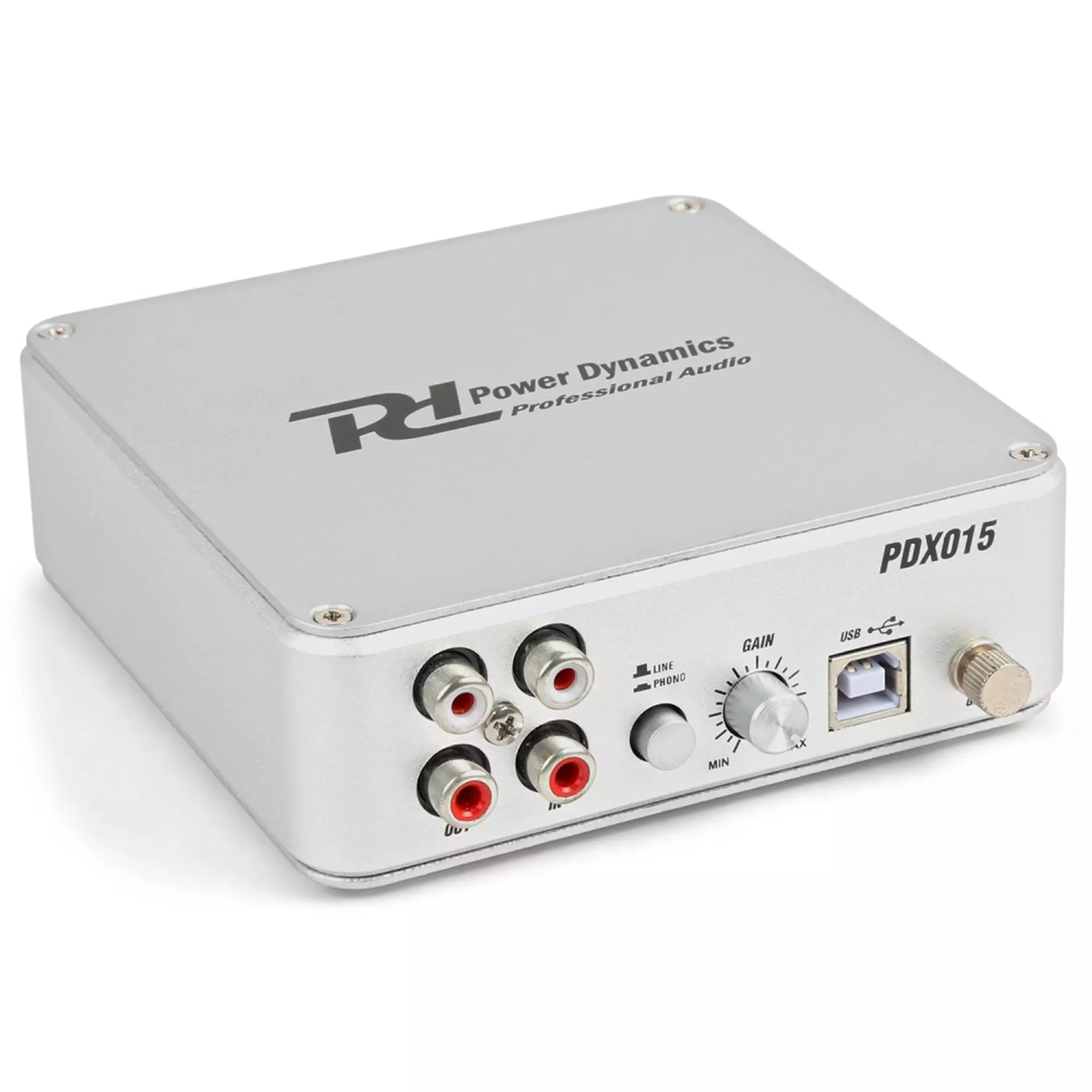 172775PDM_1 Power Dynamics - PDX015 Usb Phono Pre - Amplifier - Image 1