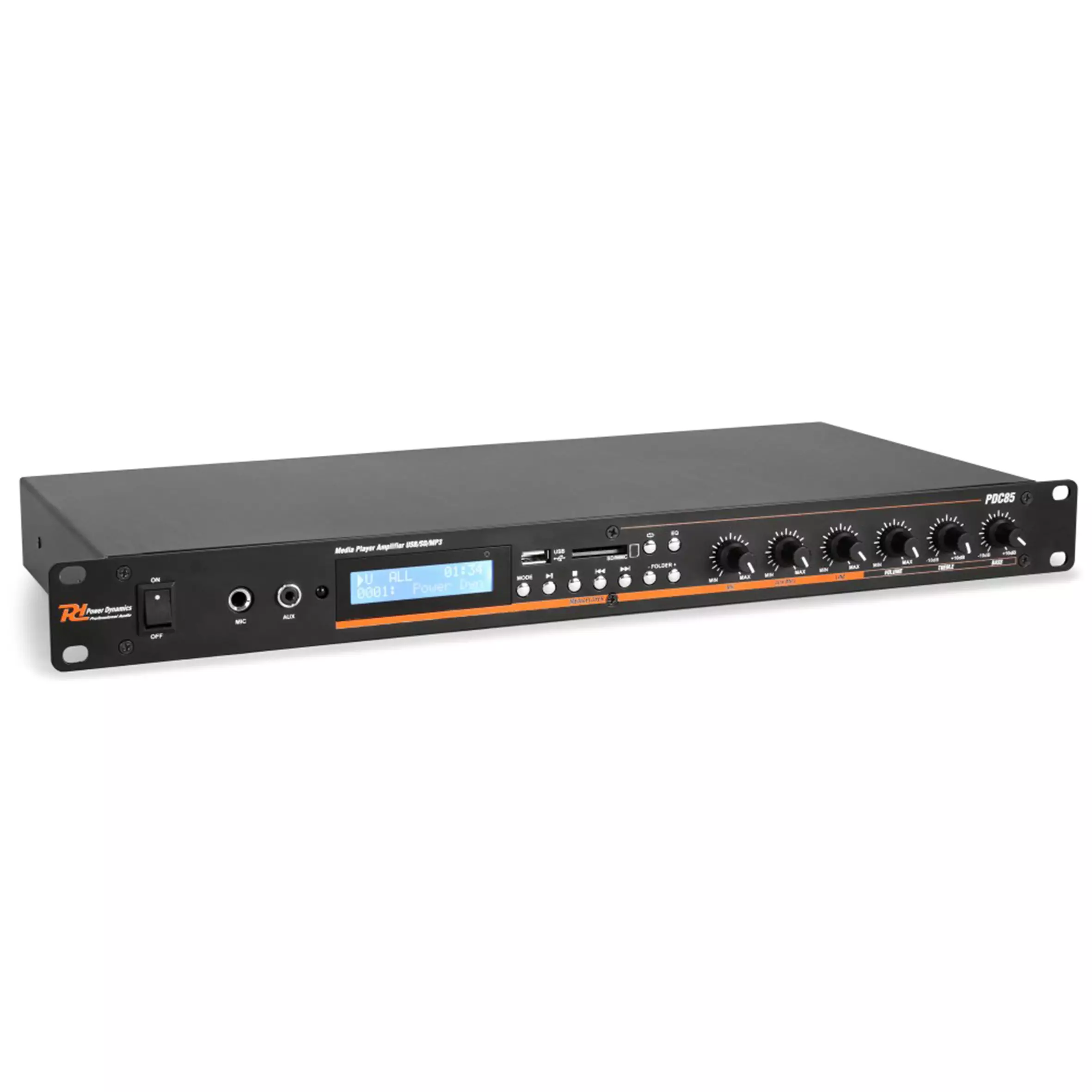172830PDM_1 Power Dynamics - Amplifier With Built In Media Player - Image 1