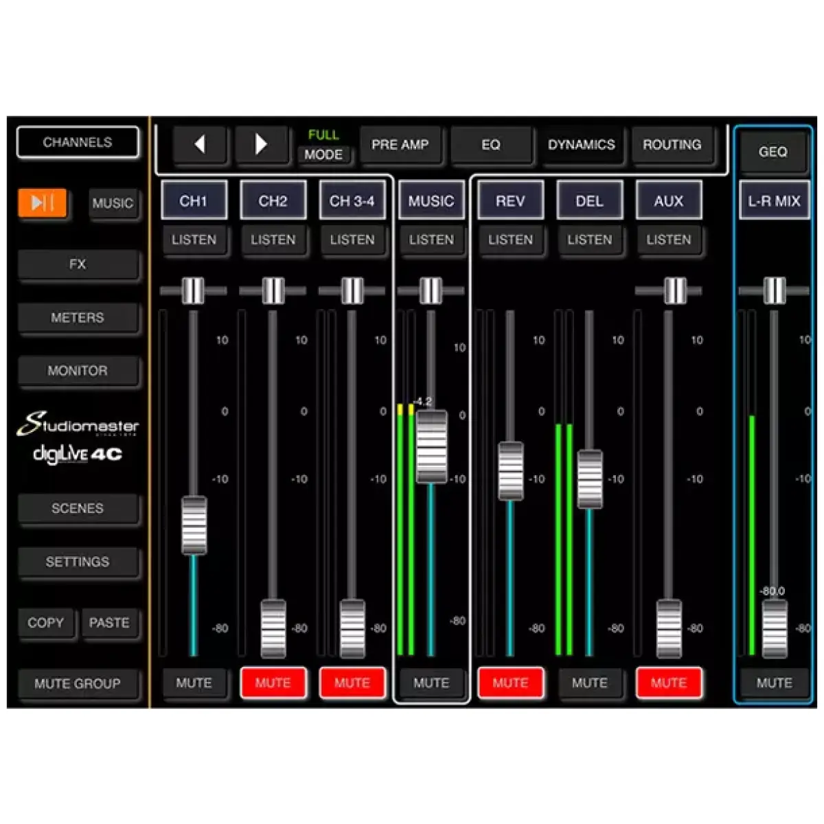 Studiomaster - DIGILIVE4C 4 Ch Digital Console - Image 4