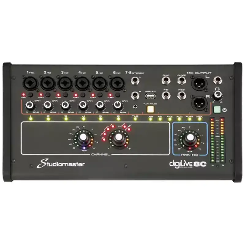 Studiomaster - DIGILIVE8C 8 Ch Digital Console
