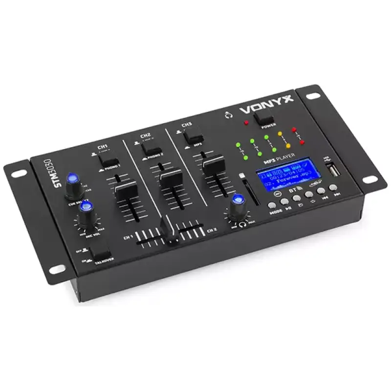 Vonyx - STM3030 Mixer With BT/MP3/USB/REC