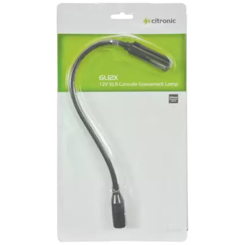 Citronic - GL12X Xlr Console Gooseneck Lamp