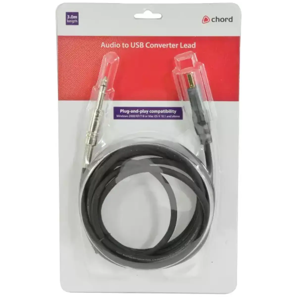 Chord - Jack - Usb Converter Lead - Image 3