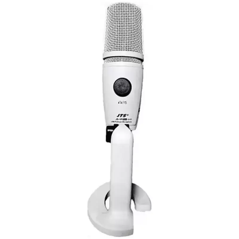 Jts Js - 1PPLUS USB DUAL CAPSULE CONDENSER STUDIO MICROPHONE WITH SWITCH WHITE