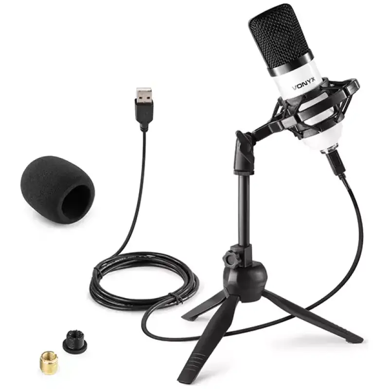 Vonyx - CM300W Studio Usb Microphone