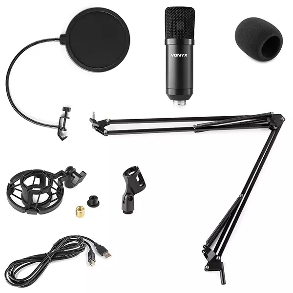 173512VX_1 Vonyx - CMS300B Studio Usb Microphone Set - Image 1