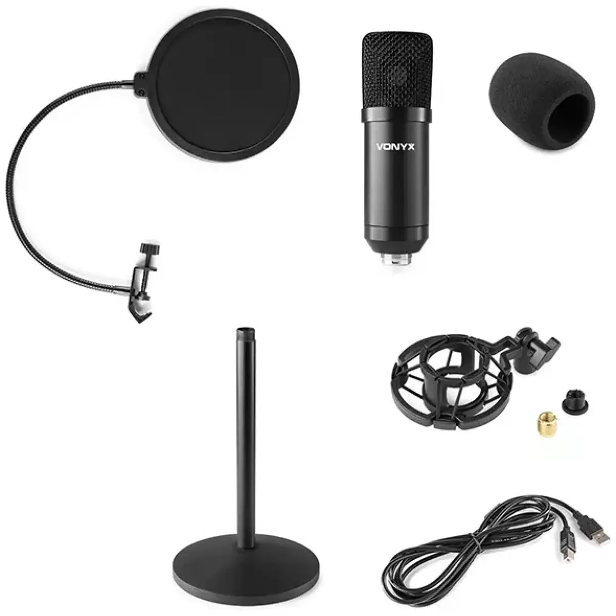 Vonyx - CMTS300B Studio Usb Microphone Set - Image 2