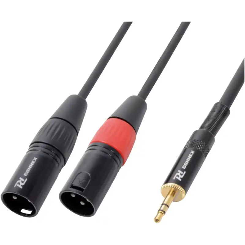 Pdc - CX70 - 1 - 1.5M - 2 X Xlr Male / 3.5MM Stereo Jack Lead