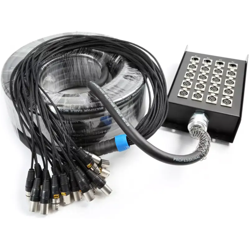 Pdc CX164 Stage Snake 16X Xlr Male - 4X Xlr Female 30M