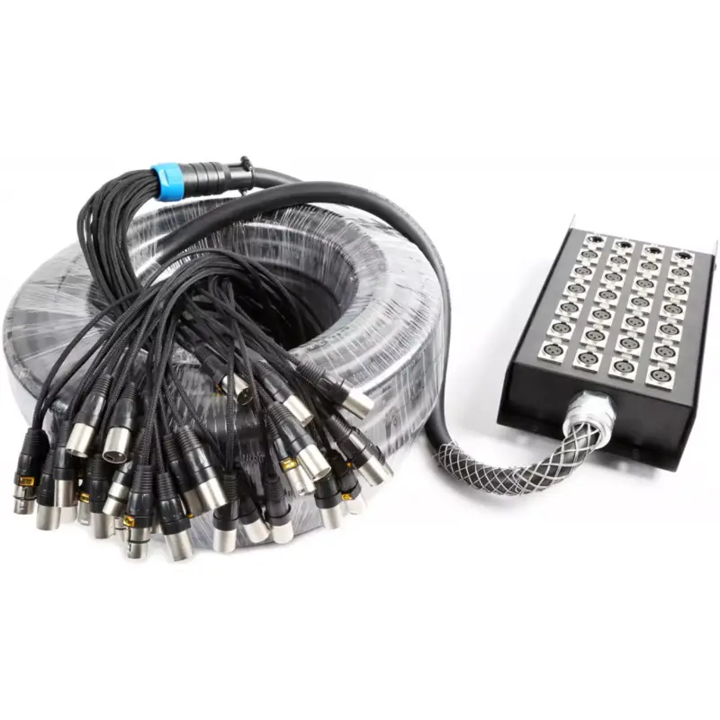 Pdc CX166 Stage Snake 24X Xlr Male - 4X Xlr Female 30M