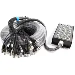 Pdc CX168 Stage Snake 24X Xlr Male - 4X Xlr Female 50M