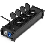 PDC ADAPTOR PSB35 POWERCON IN TO 4X SHUKO OUT WITH WIRELESS DMX