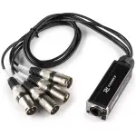 Pdc CX190 Signal Lead RJ45 - 4X Xlr Male 3M