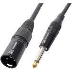 Pdc CX38 - 3 Signal Lead Xlr Male - 6.3MM Mono Male 3M