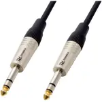 Pdc CX80 - 1 Signal Lead 6.3MM Stereo Male - 6.3MM Stereo Male 1.5M