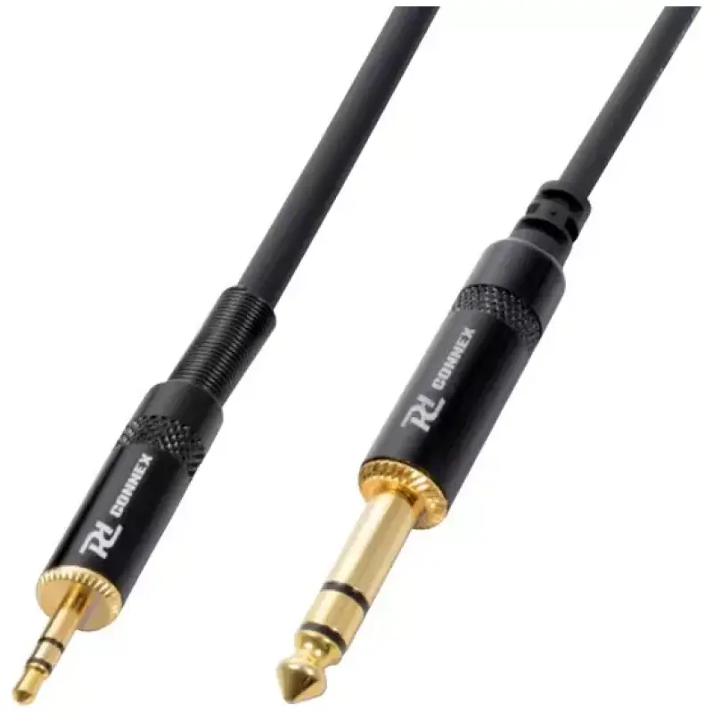 Pdc CX82 - 3 Signal Lead 3.5MM Stereo Male - 6.3MM Stereo Male 3M