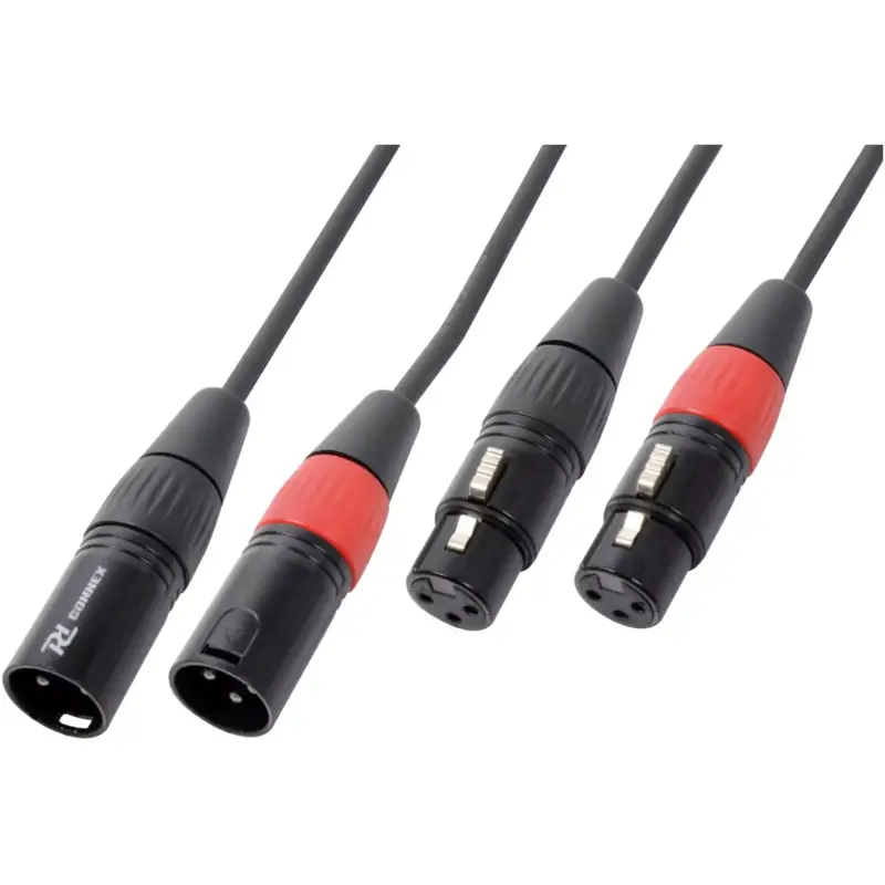 Pdc CX60 - 1 Signal Lead 2X Xlr Male - 2X Xlr Female 1.5M