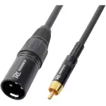 Pdc CX52 - 3 Signal Lead Xlr Male - Rca Male 3M