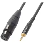 Pdc CX50 - 05 Signal Lead Xlr Female - 3.5MM Stereo Male 0.5M