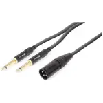 Pdc CX56 - 3 Signal Lead Xlr Male - 2X 6.3MM Mono Male 3M
