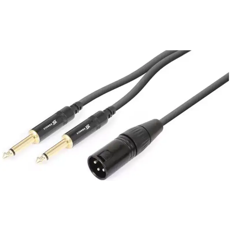 Pdc CX56 - 3 Signal Lead Xlr Male - 2X 6.3MM Mono Male 3M