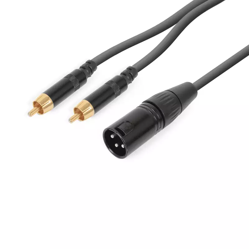 177159PDC_1 Pdc CX58 - 3 Signal Lead Xlr Male - 2X Rca Male 3M - Image 1