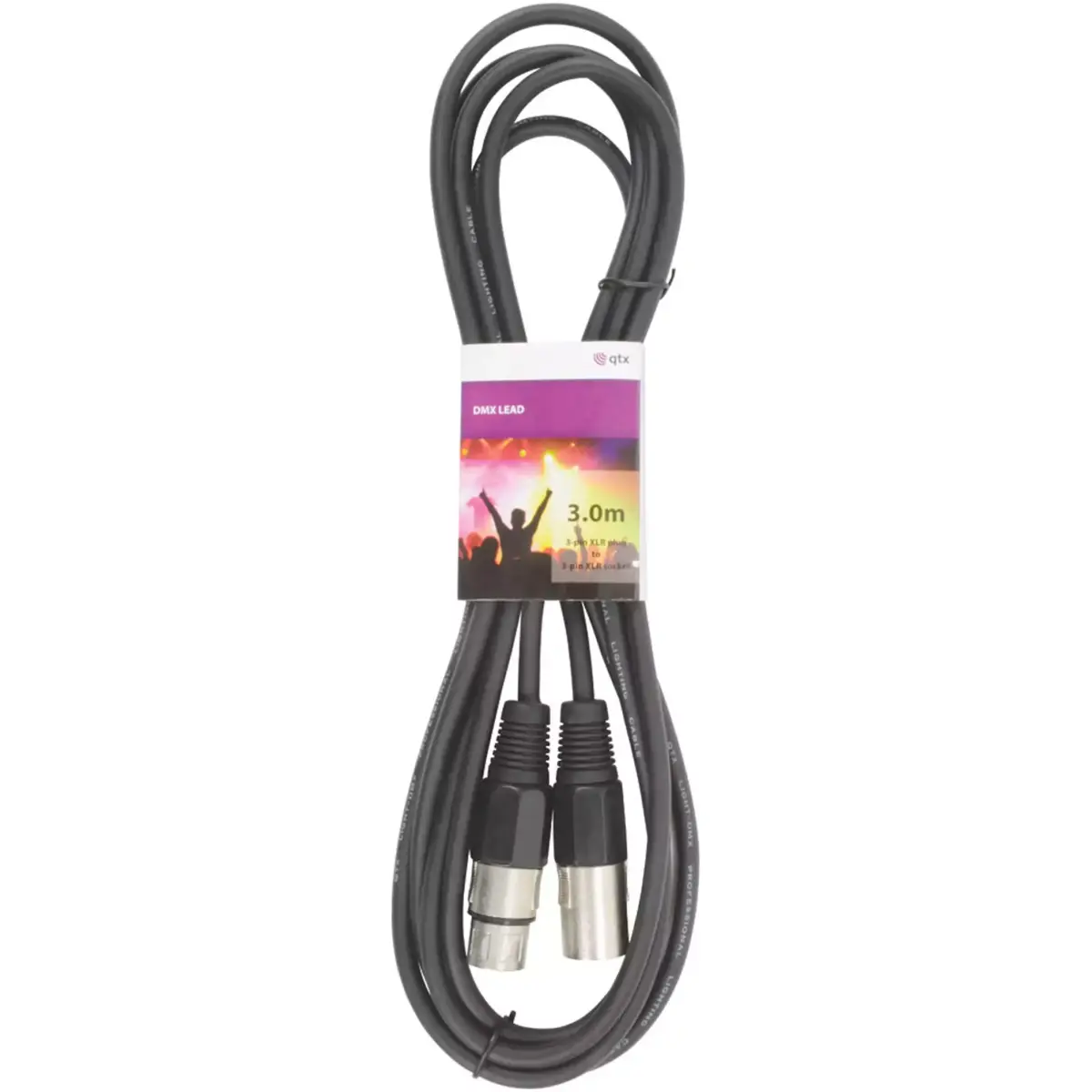 Qtx - 3M Professional Dmx Lighting Lead - Image 2