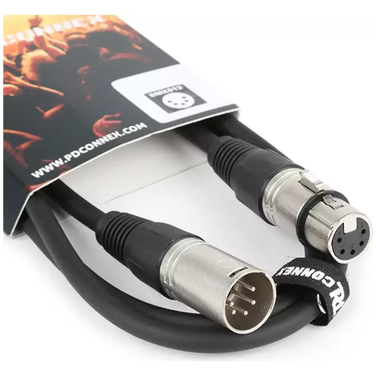 Pdc CX102 - 1 Dmx Lead 5 - Pin Xlr Male - 5 - Pin Xlr Female 1.5M - Image 2