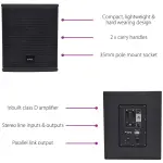 Citronic Casa 12BA Active Subwoofer Speaker 12IN Black 400W 8 Ohm - Image 8