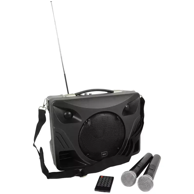 Qtx Delta - 50 Active Portable Pa Speaker 8IN Black 50W 8 Ohm