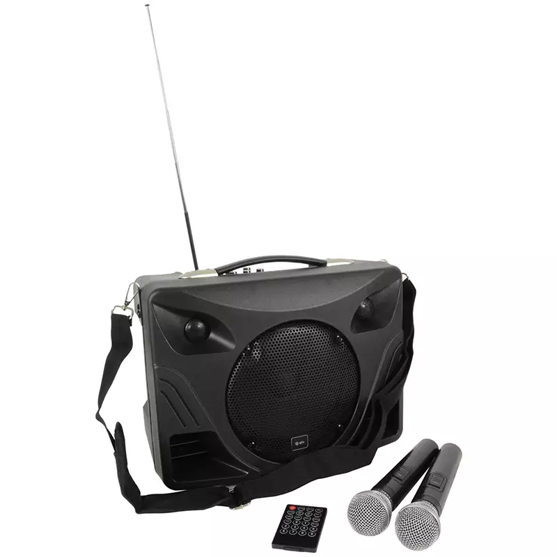 178808QX_1 Qtx Delta - 50 Active Portable Pa Speaker 8IN Black 50W 8 Ohm - Image 1