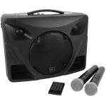 Qtx Delta - 50 Active Portable Pa Speaker 8IN Black 50W 8 Ohm - Image 3