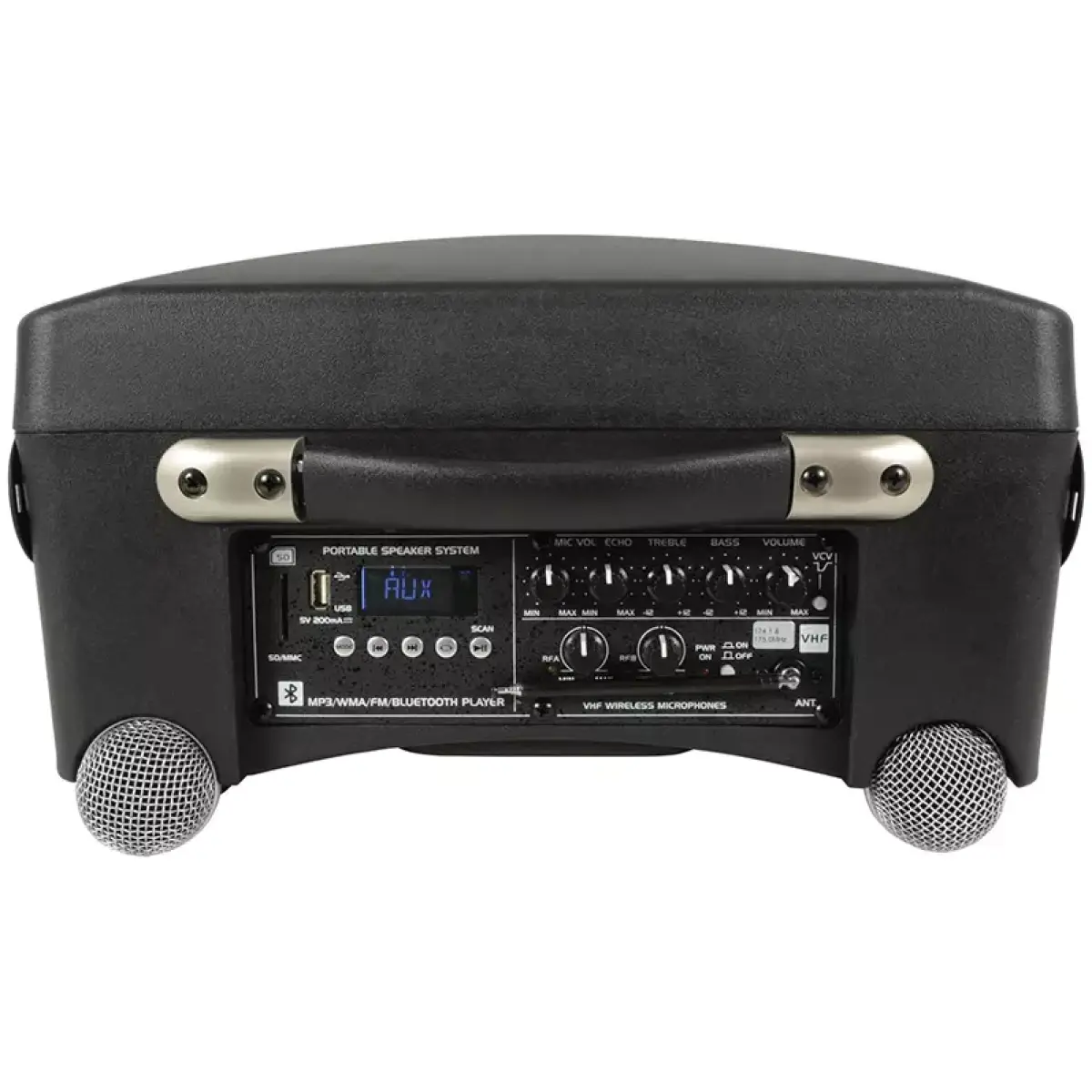 Qtx Delta - 50 Active Portable Pa Speaker 8IN Black 50W 8 Ohm - Image 5