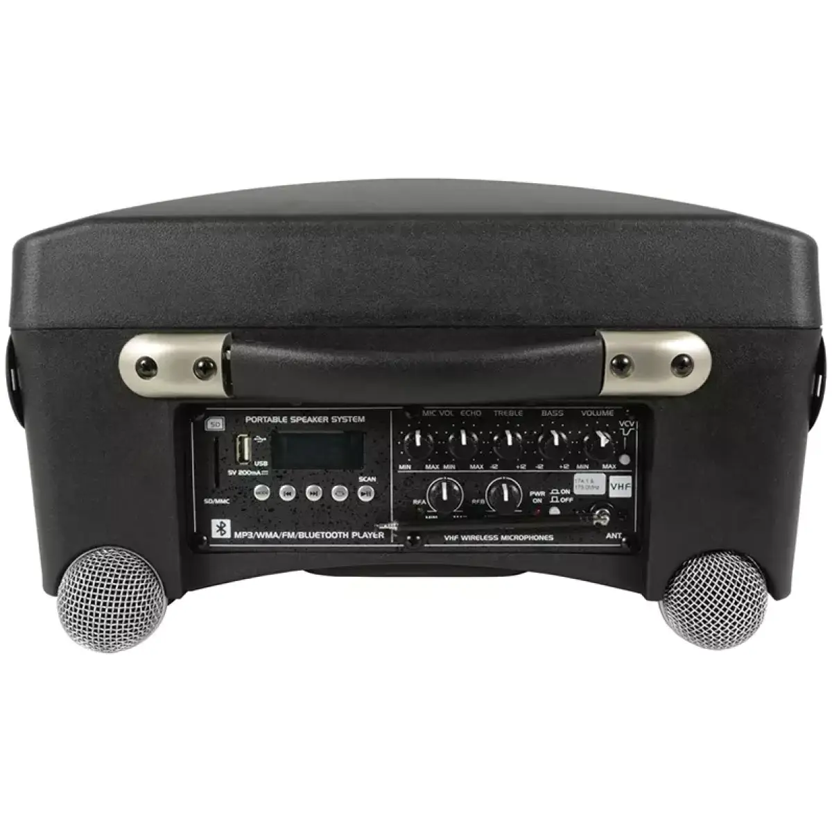 Qtx Delta - 50 Active Portable Pa Speaker 8IN Black 50W 8 Ohm - Image 6