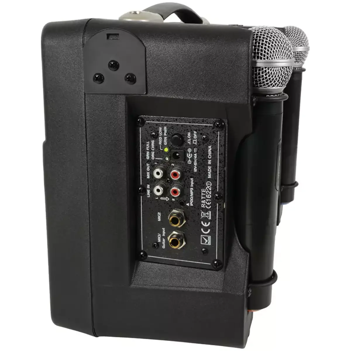 Qtx Delta - 50 Active Portable Pa Speaker 8IN Black 50W 8 Ohm - Image 7