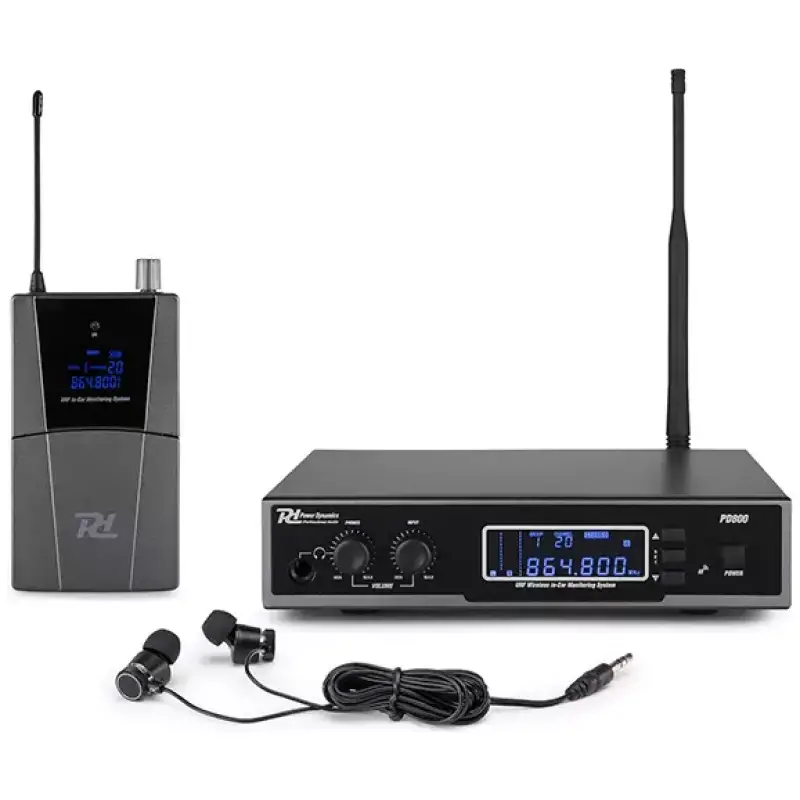 Power Dynamics PD800 In - Ear Monitoring System Uhf 863 - 865MHZ