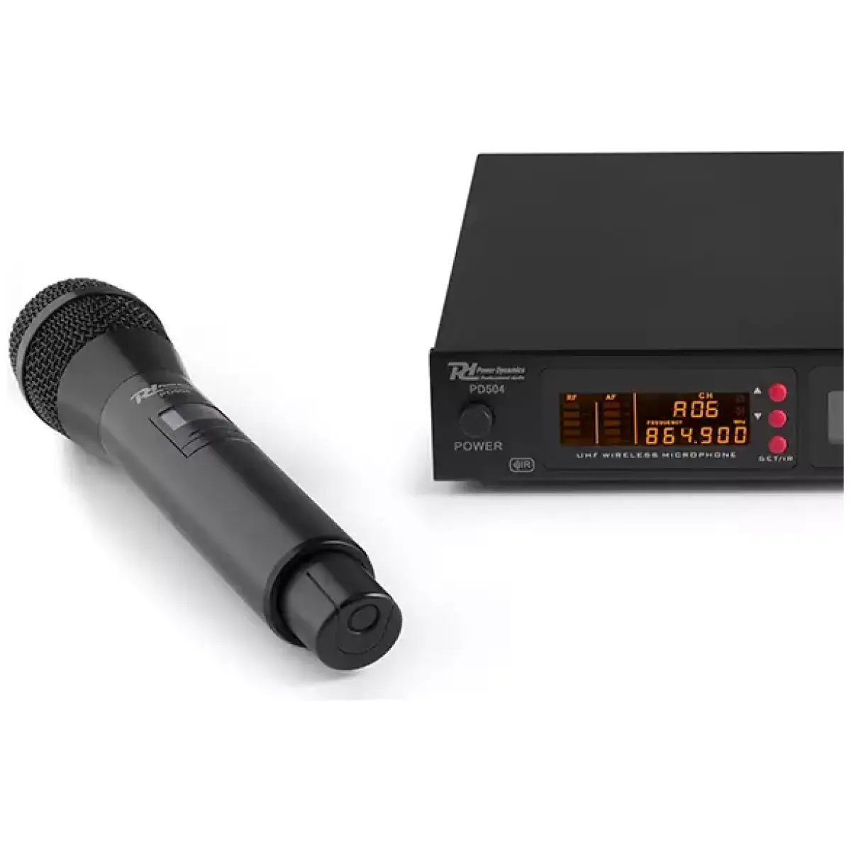 Power Dynamics PD504H Quad Handheld Microphone Uhf 826.300/831.200 Mhz /863.000/865.000 Mhz - Image 9