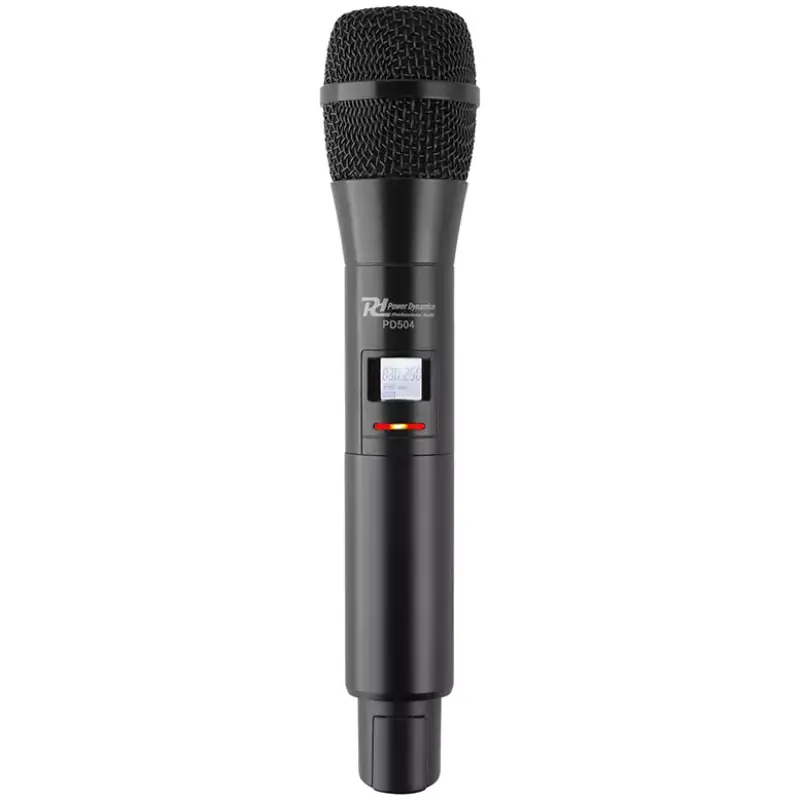 Power Dynamics PD504HH Replacement Handheld Microphone Uhf 826.300 - 831.200MHZ