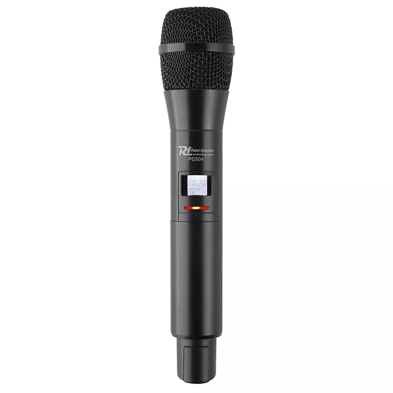 179008PDM_1 Power Dynamics PD504HH Replacement Handheld Microphone Uhf 826.300 - 831.200MHZ - Image 1