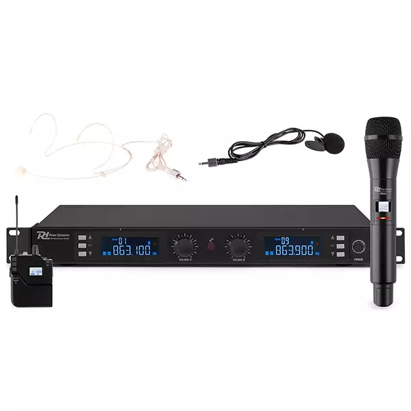 179012PDM_1 Power Dynamics PD632C Handheld & Lapel Microphone Uhf 863.000 - 865.000MHZ - Image 1