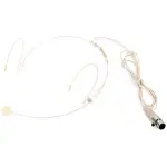 Power Dynamics PDH1 Neckband Microphone Beige Mini Xlr