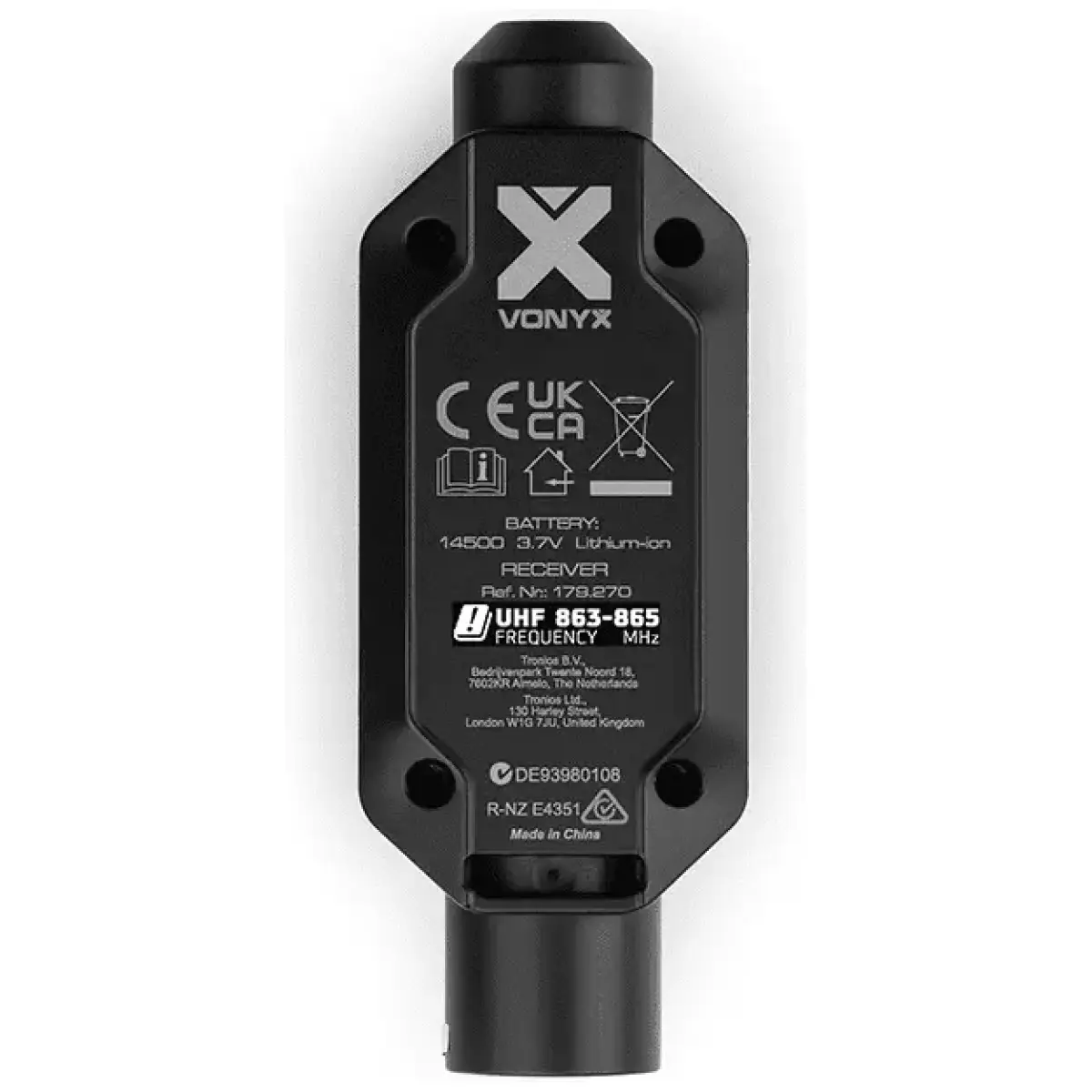 VONYX WAT200R WIRELESS RECEIVER UHF 863.000 - 865.000 MHZ - Image 4