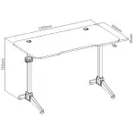 Vonyx - DB20 Studio & Gaming Table With Rgb Lighting - Image 9