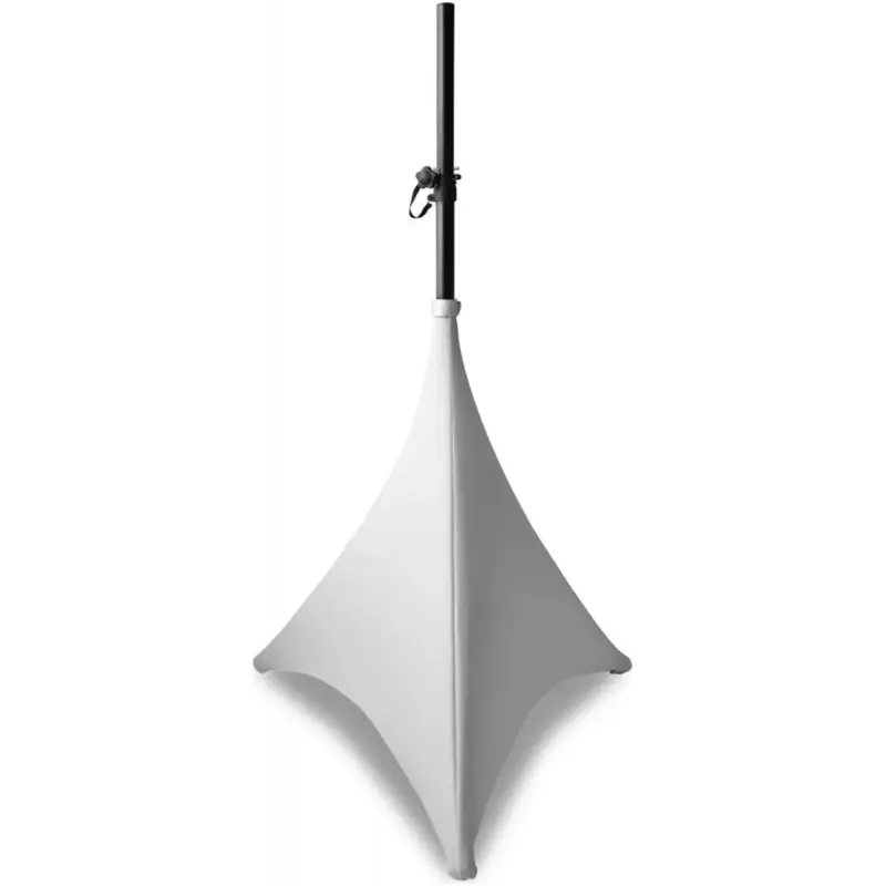 Beamz - LSS12W Lycra Speaker Stand Sleeve 1.2M White