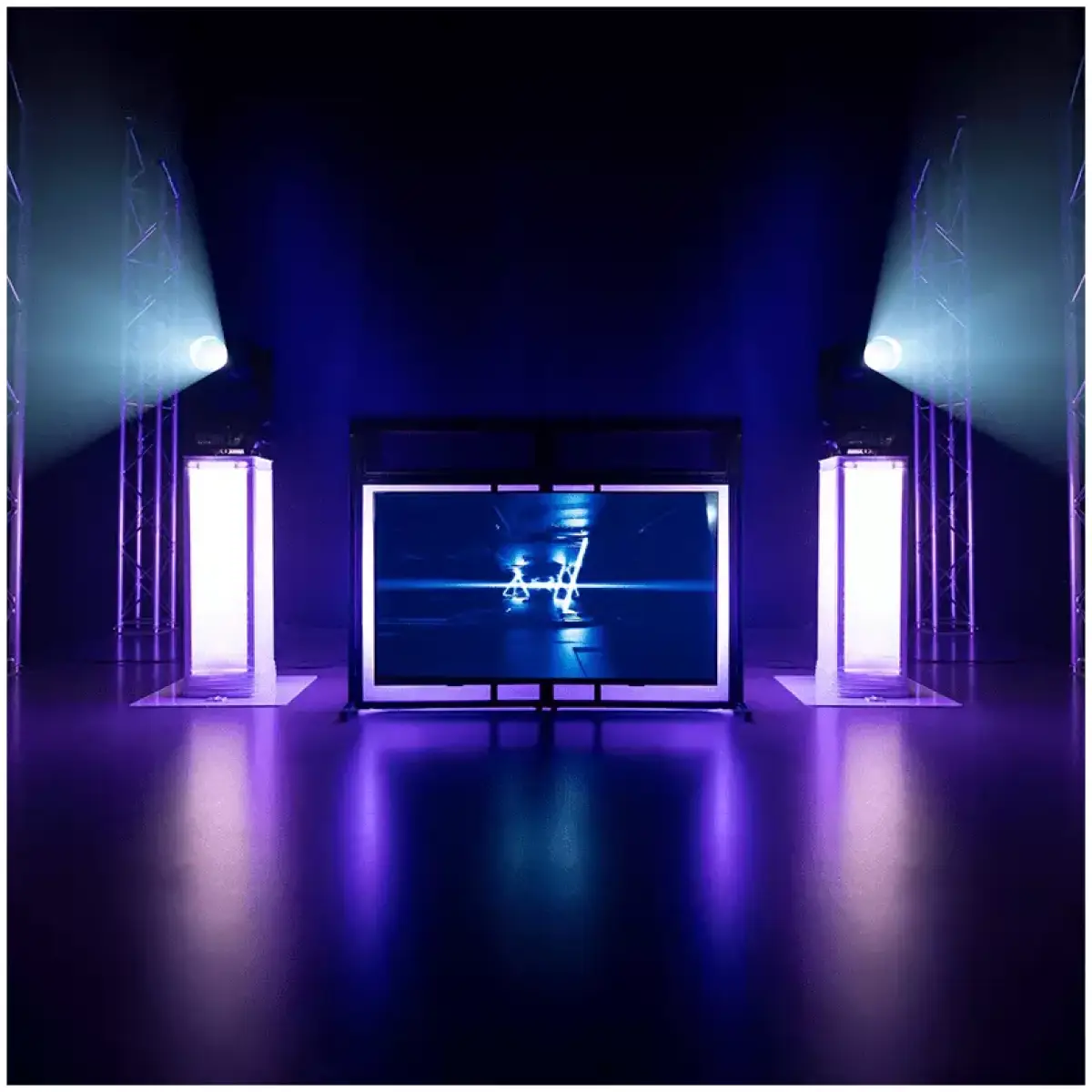 Vonyx - DB6 PRO DJ BOOTH WITH TV BRACKET 32" - 65" - Image 11