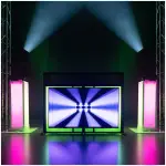 Vonyx - DB6 PRO DJ BOOTH WITH TV BRACKET 32" - 65" - Image 12