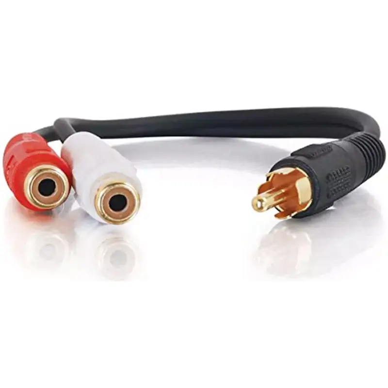 Tva - 0.25M Leads 1 Rca Plug - 2 Rca Female
